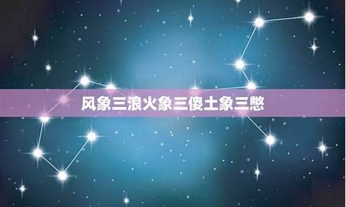 十二星座火象三傻是什么_十二星座火象三傻